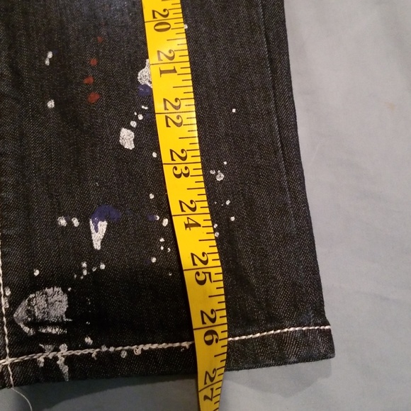 Jean painted Capri 3/4 Patriotic - Picture 6 of 7